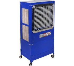 Air king 90 Liter Air Cooler Large Cooling Capacity Inverter Operated | Turbo Fan Technology | Honey Comb Pad With Plastic Net With Crompton Motor 90 L Tower Air Cooler Blue, image